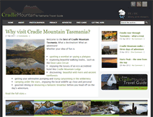 Tablet Screenshot of cradlemountain.net